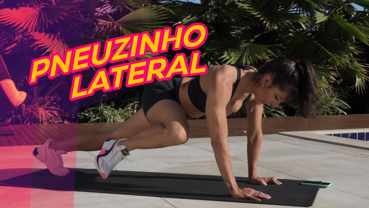 4 melhores exercícios para diminuir os pneuzinhos laterais- Carol Borba