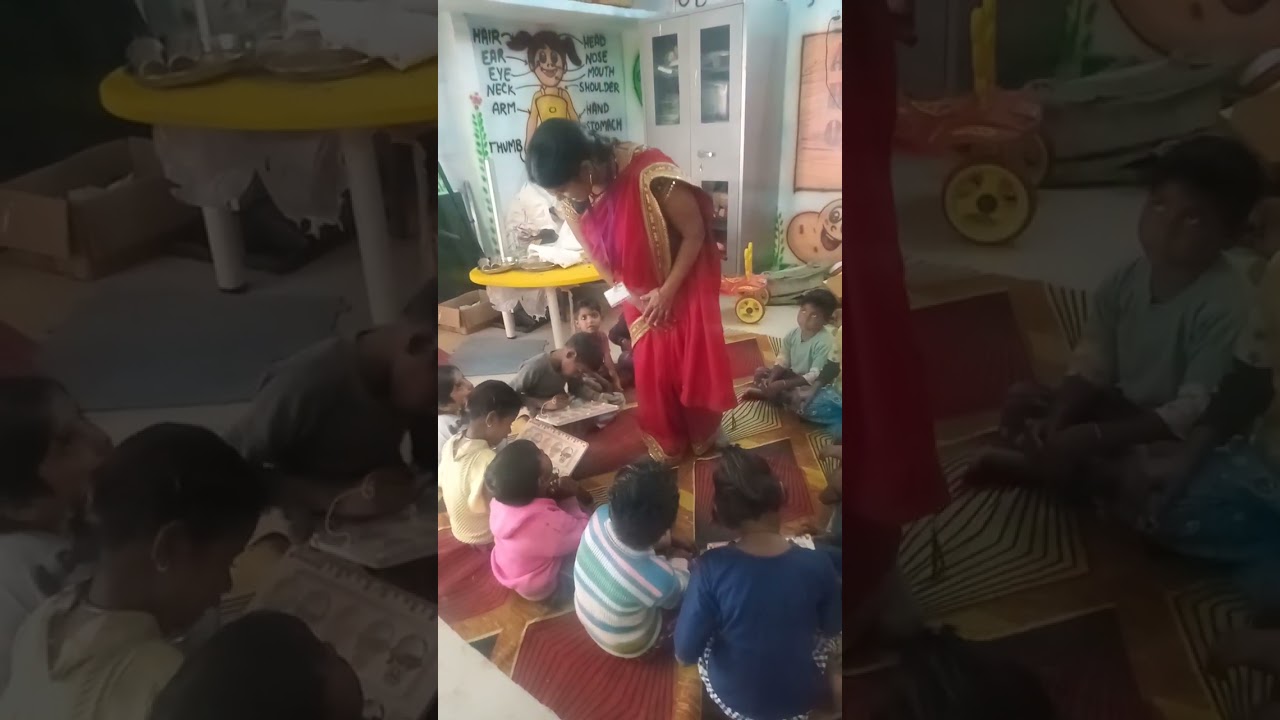 बच्चों को पढ़ाई के साथ खेल 