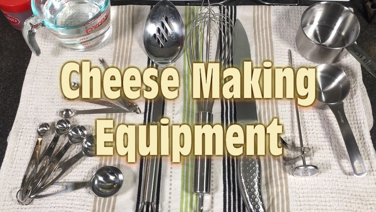 Simple Cheese Making Equipment from Around the Home