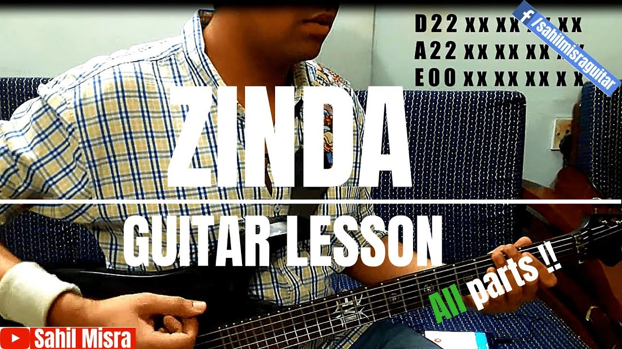 How to play Zinda on Guitar | Zinda | Bhaag Milkha Bhaag | Guitar Lesson | With tabs