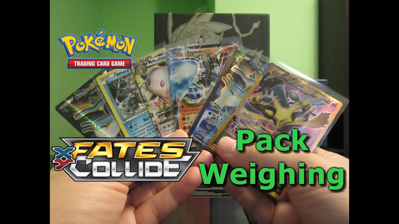 Opening 10 Weighed Pokemon Fates Collide Booster Packs - Great Pulls!!