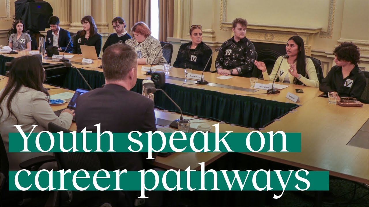 Young Victorians talk about student pathways to in-demand industries