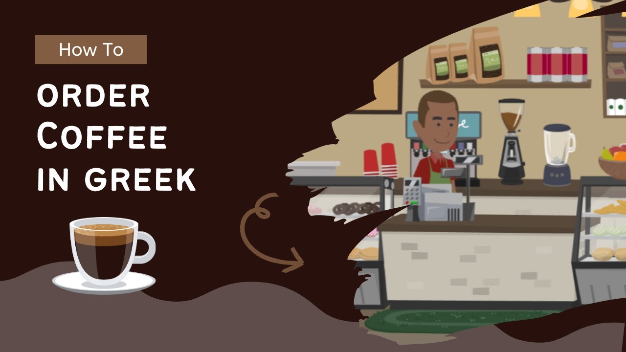 Learn Greek: How to Order Coffee at a Café | Essential Greek Phrases | Listening Practice A1-A2