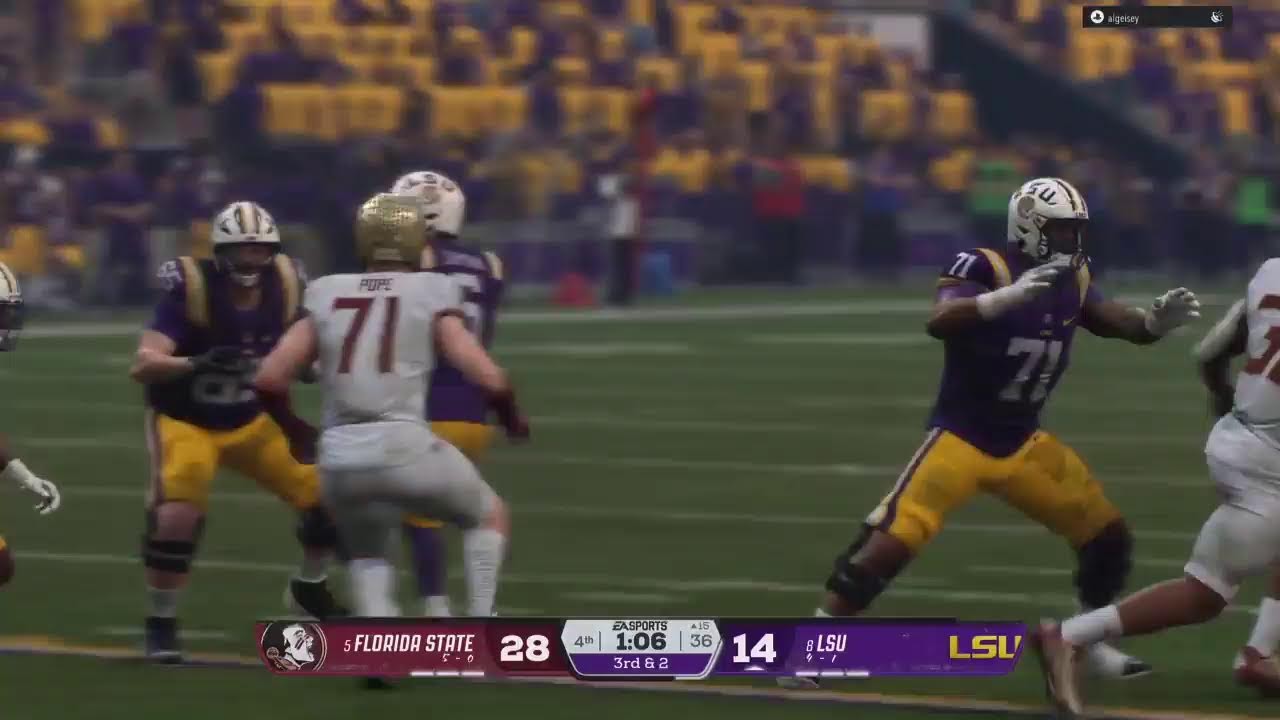 BigFo26|Y8|W6|LSU vs Florida State