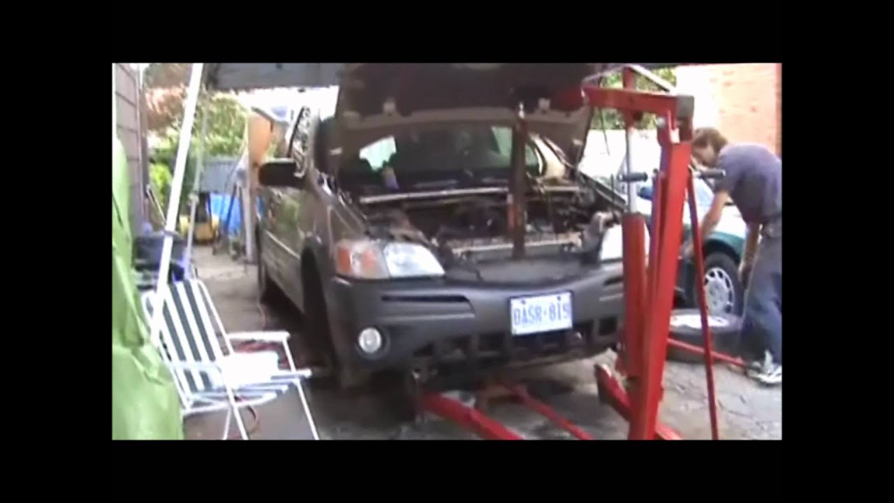 video of montana 3.4 motor change 2011