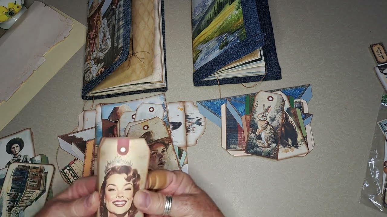 MOUNTAIN ECHOS - Make Ephemera #JoeyCardmaker & #GayleAgostinelli Collaboration