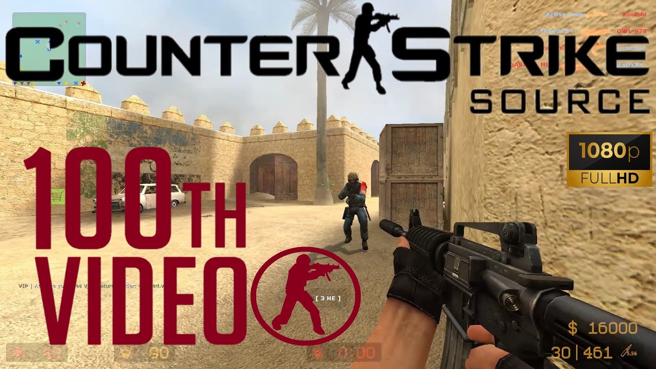 Counter-Strike: Source (2023) - Deathmatch Gameplay #100 (PC HD) [1080p60FPS]