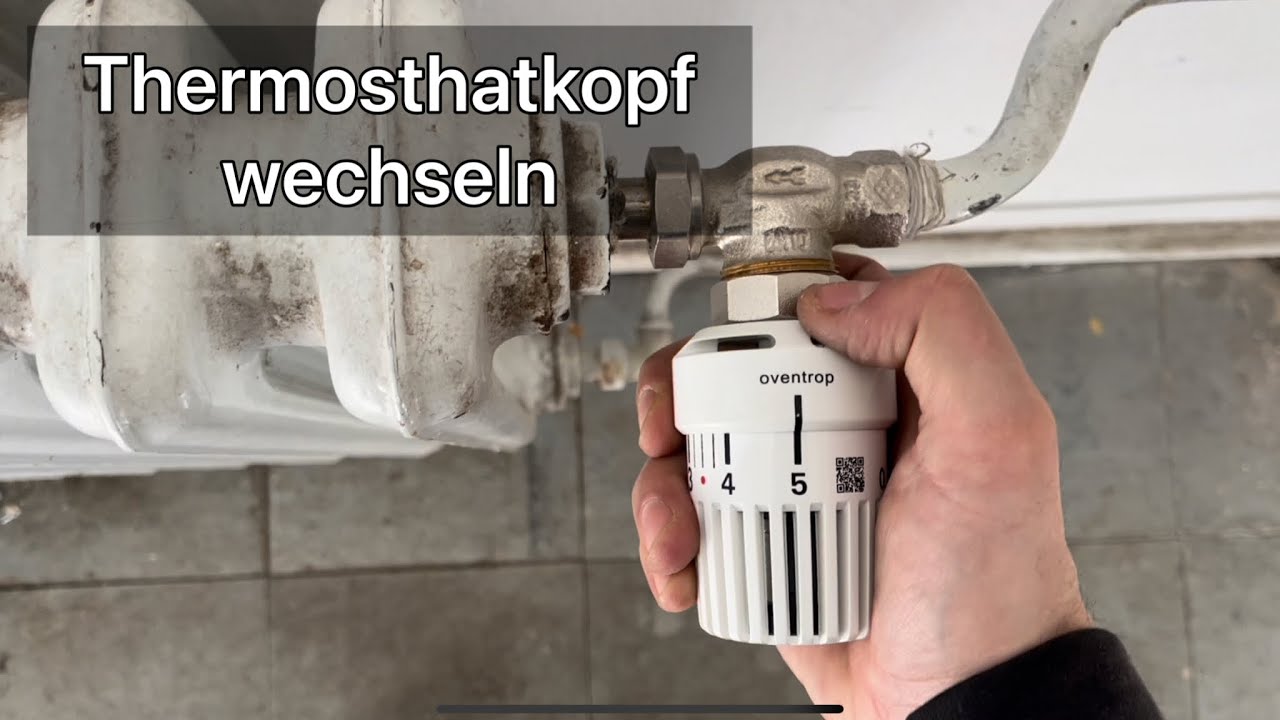Alten Thermostatkopf entfernen & neuen montieren - So geht's!