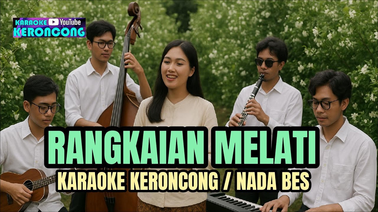 RANGKAIAN MELATI KARAOKE KERONCONG NADA DASAR BES