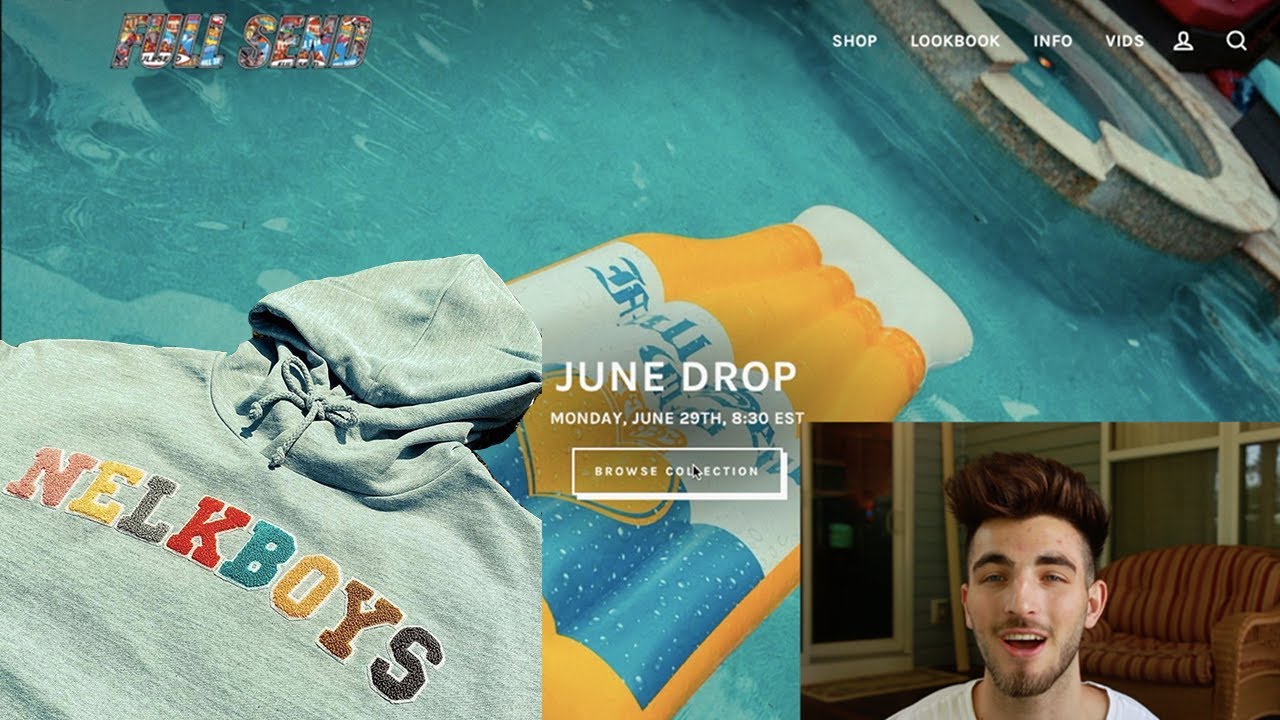 NELK FULLSEND JUNE DROP - Full Send Skateboard and Beer Pong Table Week