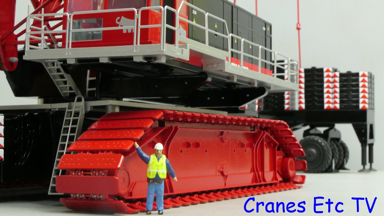 Гусеничный кран Conrad Mammoet CC 8800 Boom Booster от Cranes Etc TV