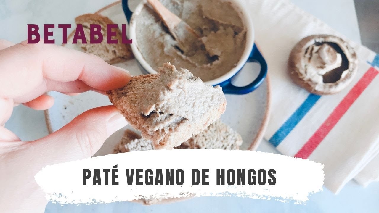 Paté vegano a base de hongos