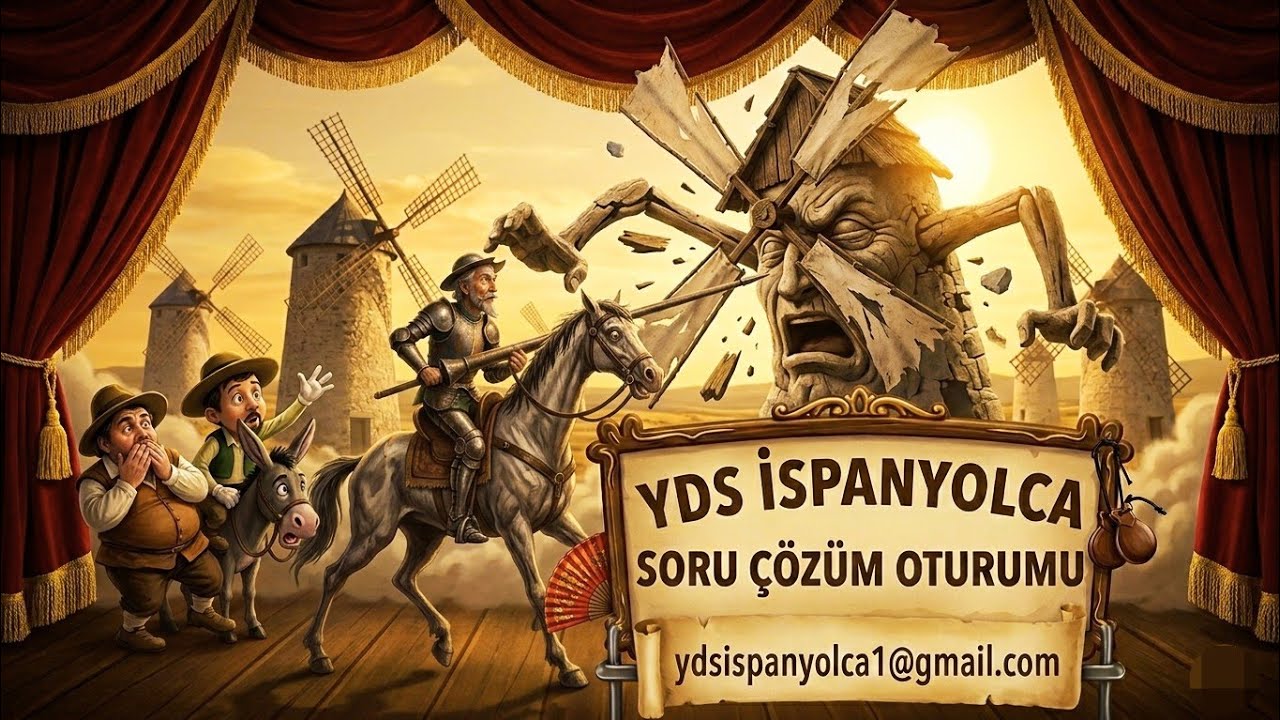 YDS İSPANYOLCA 3.SORU ÇÖZÜM OTURUMU