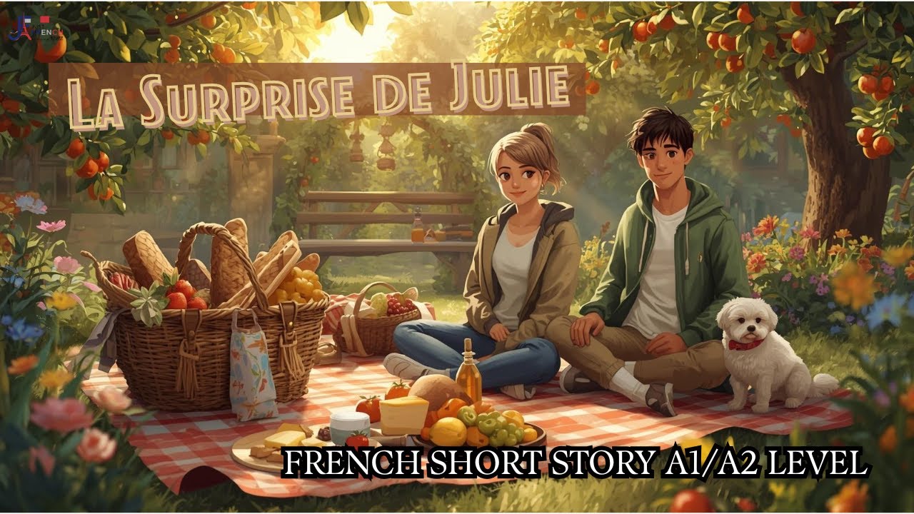 Learn French with Julie's Magical Morning! &ndash; Easy French Story with Subtitles + Quizzes (A1/A2)