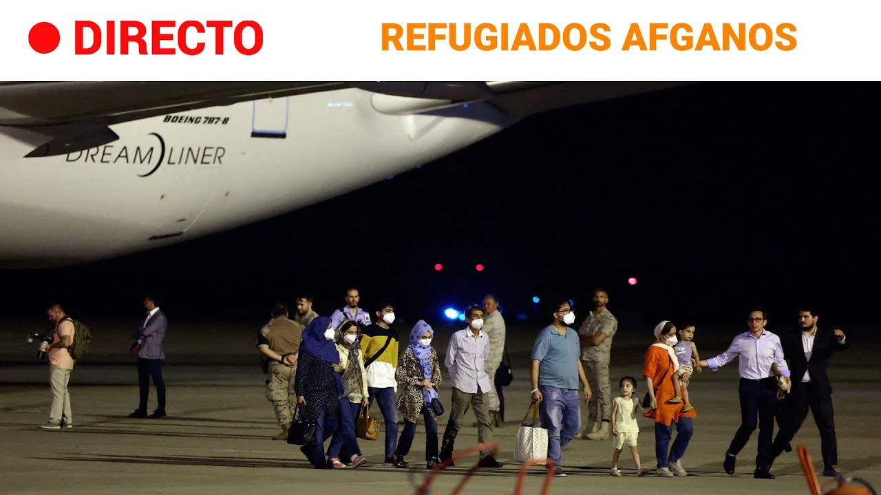 AFGANISTÁN: Casi 300 REFUGIADOS llegan a MADRID en la MAYOR EVACUACIÓN desde la TOMA TALIBÁN | RTVE