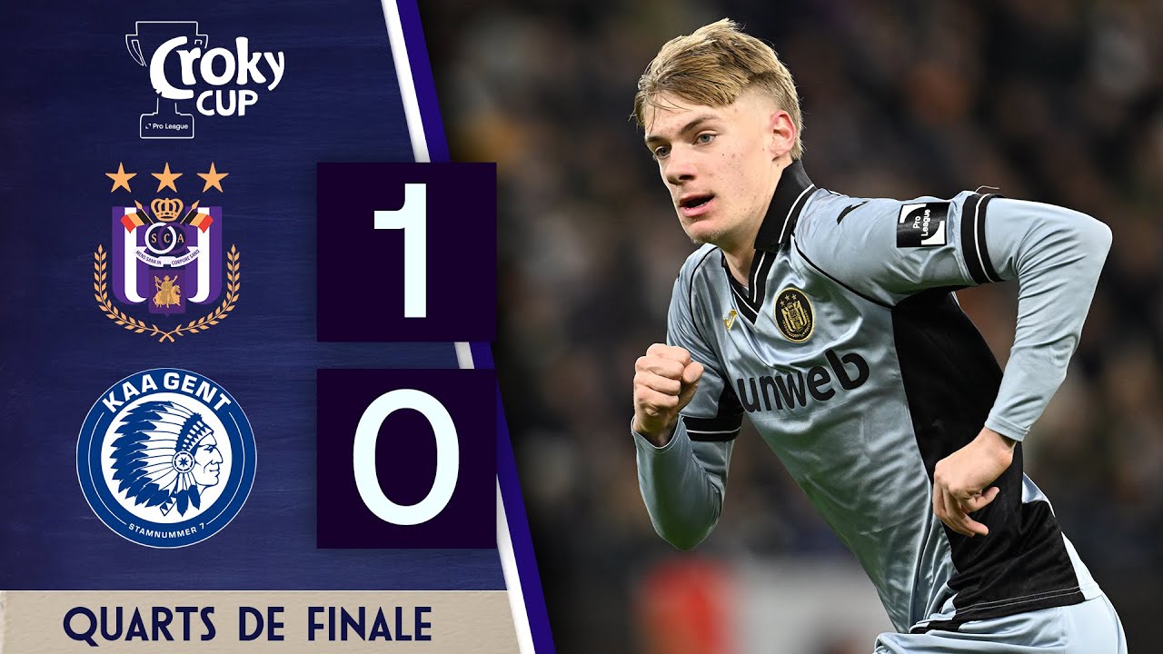 Anderlecht en demi-finales grâce à Thorgan Hazard | Croky Cup 2025/26