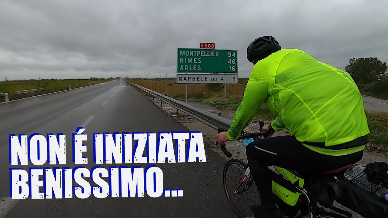 CAMMINO DI SANTIAGO IN BICICLETTA #1 - DILUVIO INASPETTATO DA MARSIGLIA AD ARLES