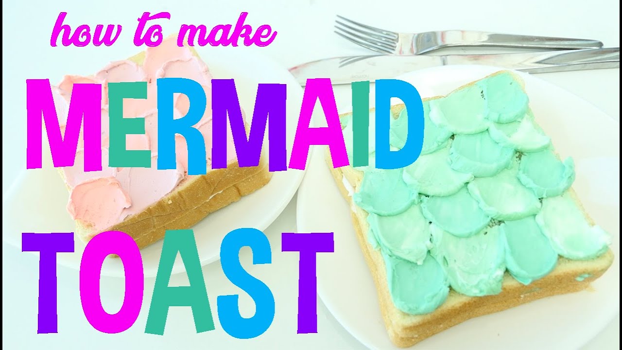 Easy DIY Mermaid Toast Recipe | Korean Instagram Cafe Trends - Wave Toast at MND Coffee in Seoul