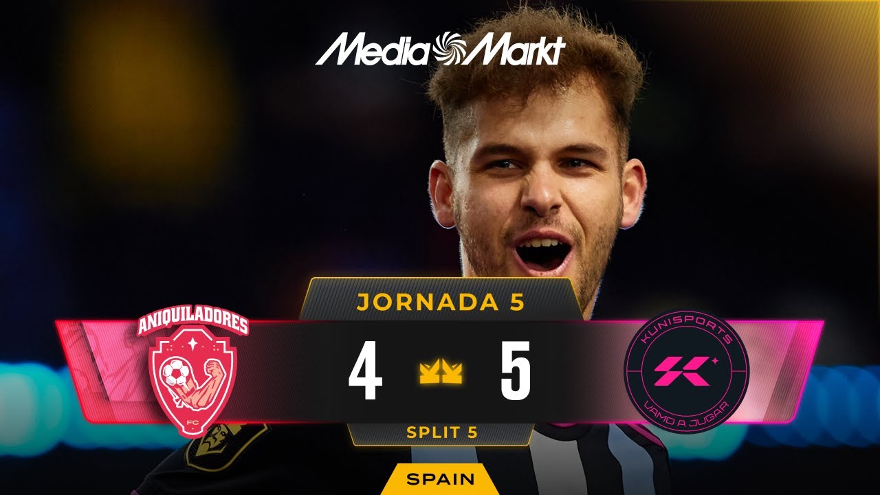 Aniquiladores FC de JUAN GUARNIZO VS Kunisports de KUN AGÜERO | Partido completo Jornada 5 (4-5)