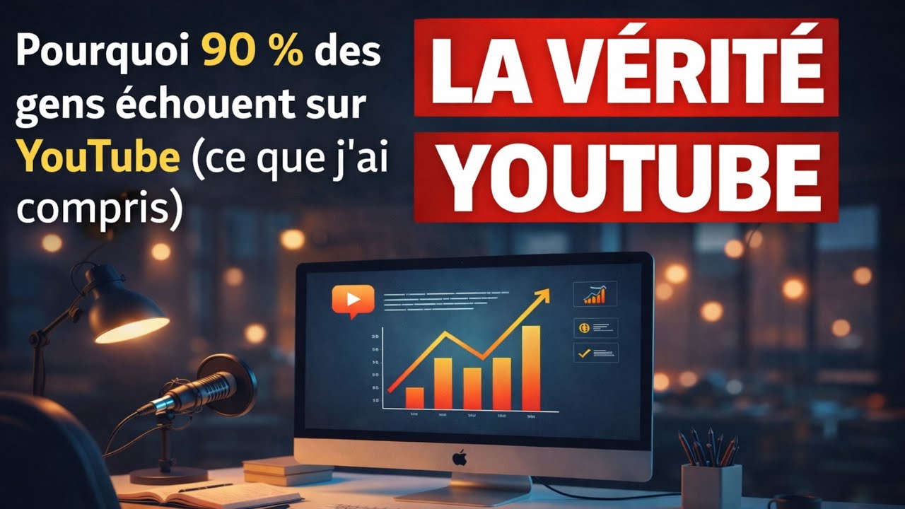 🔥 Pourquoi 90 % des gens échouent sur YouTube (ce que j’ai compris)