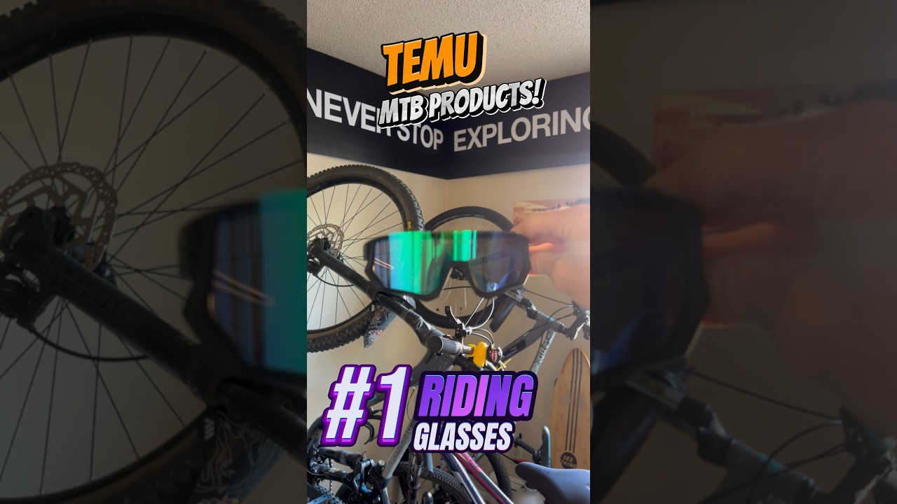 Sunglasses for MTB for under 20$ from TEMU! Highly recommend! #mtb #bikes #bike #temu #mountainbike