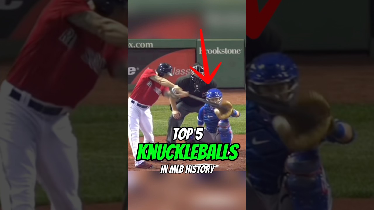 Top 5 Knuckleballs in MLB History #mlb #baseball #knuckleballs #pitching #top5