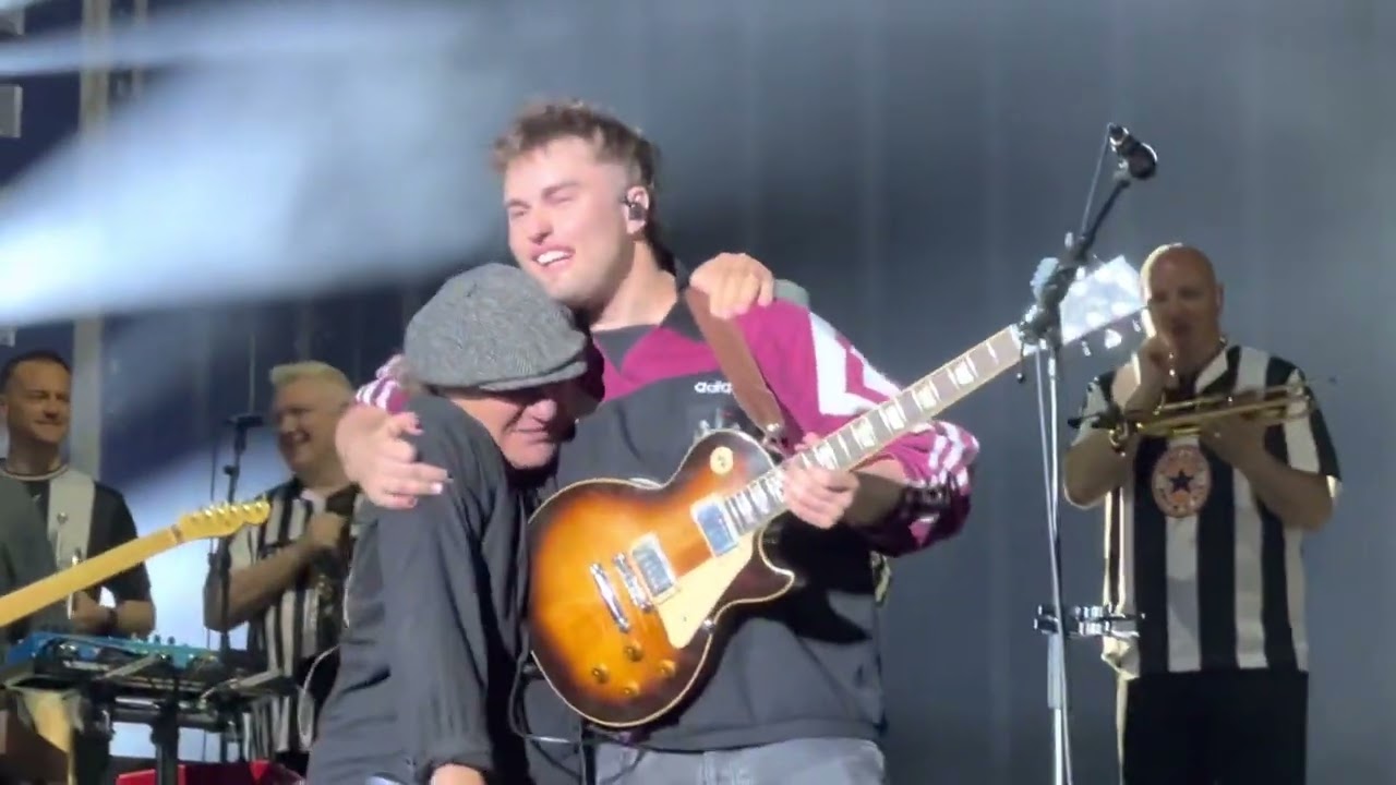 Sam Fender & Brian Johnson (AC/DC), Newcastle, 10th June 2023
