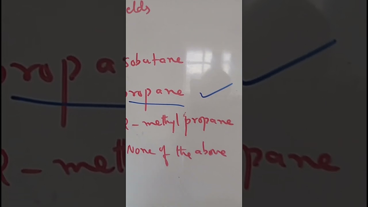 JEE-NEET SHORT VIDEO-1 ON HYDROCARBONS