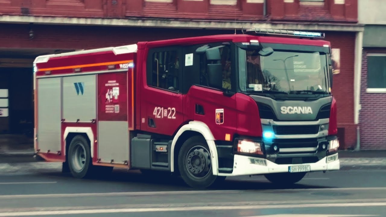 [ALARMOWO][TRĄBY] 421[S]22 - GBAPr 2,1/16+500 Scania P360/WISS - JRG Chorzów