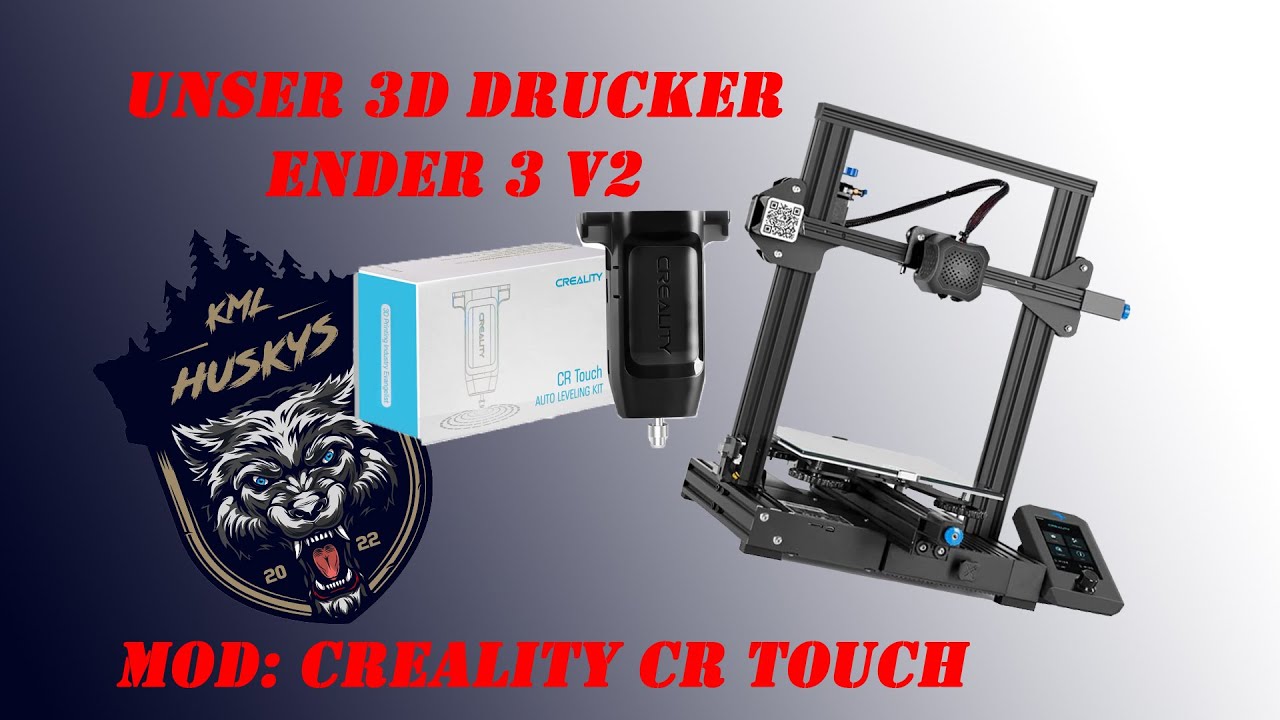 Einbau und Installation des Creality CR Touch #TEAMKMLHUSKYS #softair #3ddruck #3dprinting