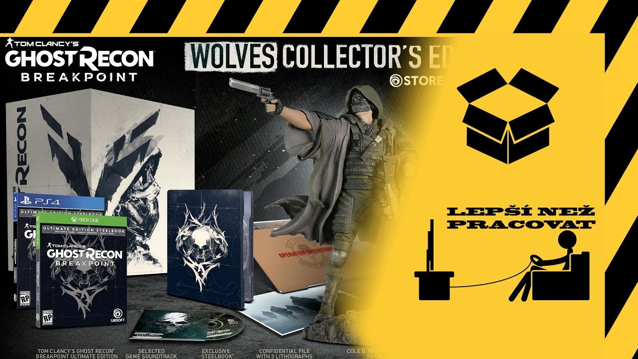 Český unboxing - Tom Clancy's Ghost Recon Breakpoint: Wolf Collector's edition
