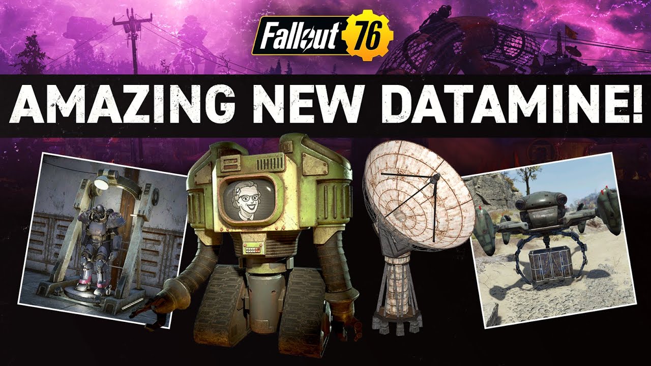 Fallout 76 | FUTURE ATOMIC SHOP ITEMS! HUGE NEW DATAMINE!
