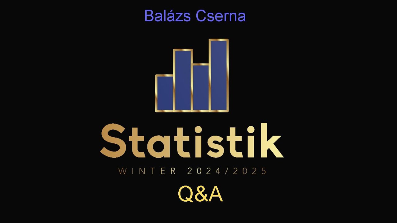 Q&A-Stream zu Statistik (OSTA) | Winter 2024/2025