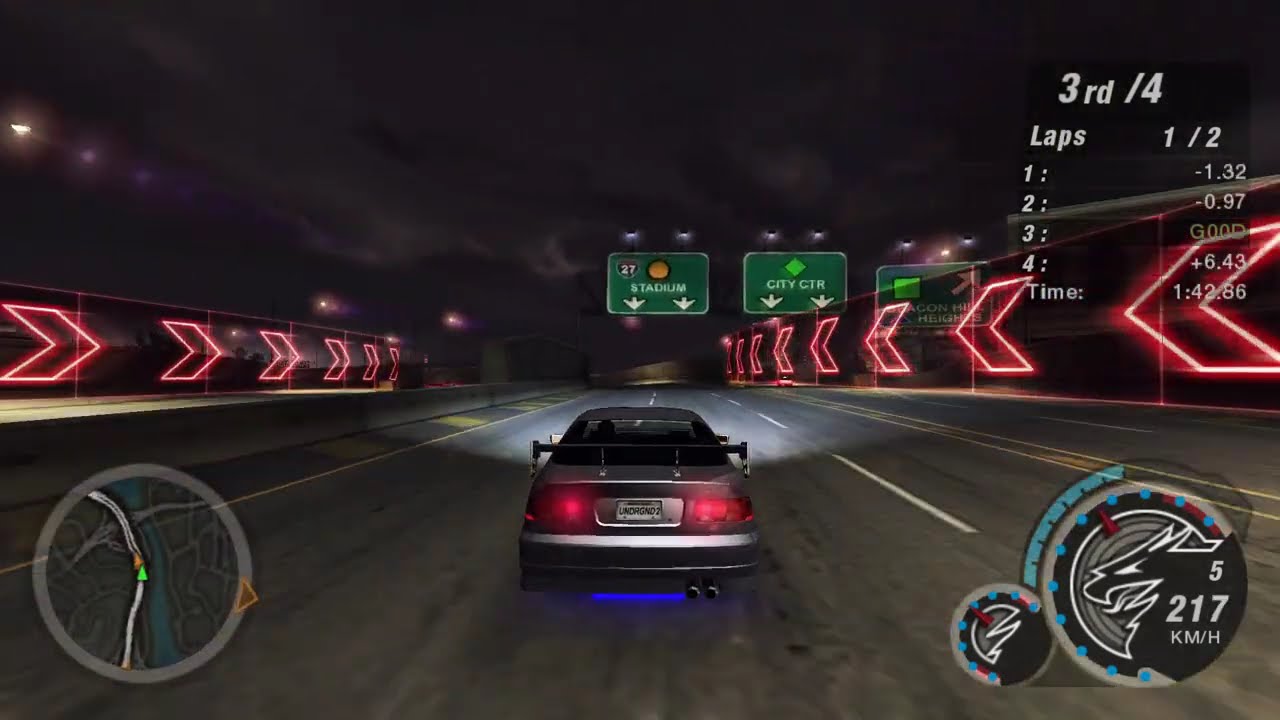 NFS Underground 2 - Career - Nigel - Circuit - 3684 km