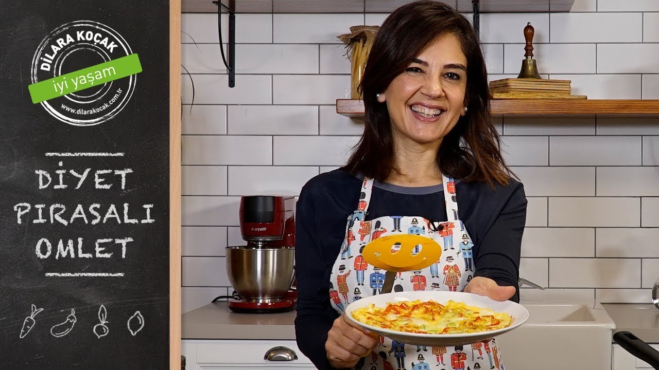 Diyet Pırasalı Omlet | Dilara Koçak | Afiyetle Diyet