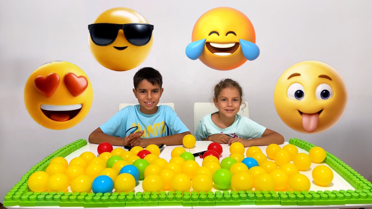 Eğlenceli Emoji Challenge - Kim Kazanacak?! Emir Ela