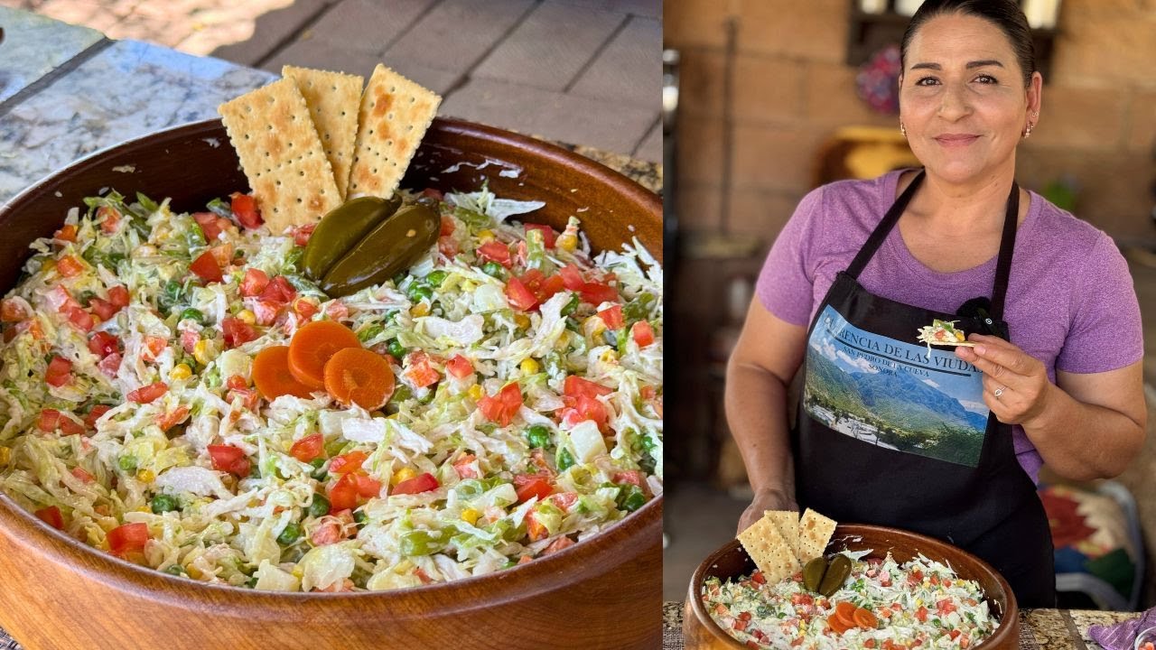 Ensalada de Pechuga de Pollo - Receta para Fiestas - La Herencia de las Viudas