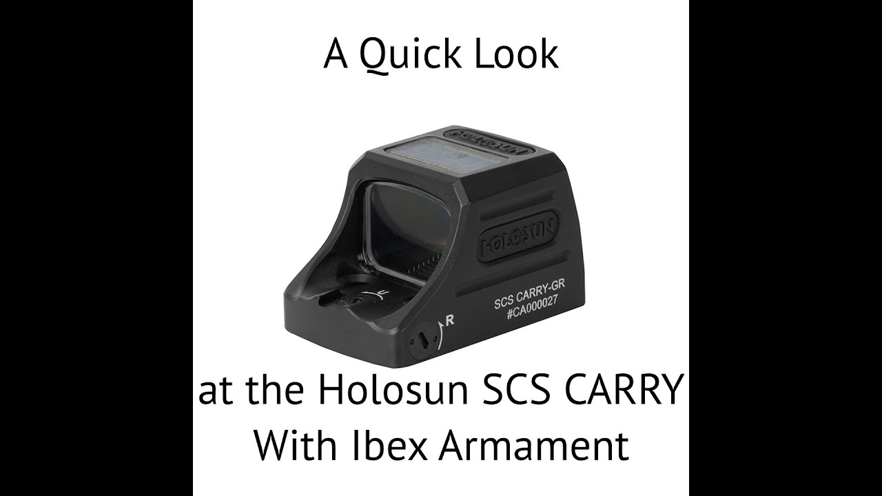 Holosun SCS Carry Unboxing & Comparison
