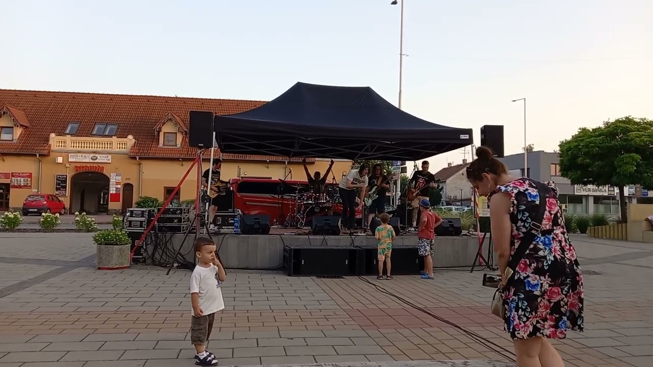 Coverdaily - Breaking the Law (Judas Priest cover) - 16.7.2023 - Čerešňové námestie Vráble