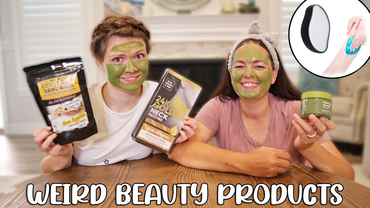 Testing Beauty Products I've Never Tried Before *weird*