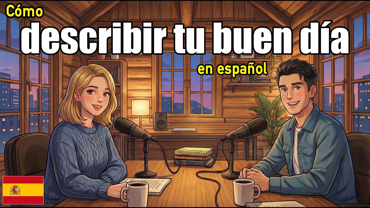How to Describe Your Good Day in Spanish | Daily Spanish Conversation Practice