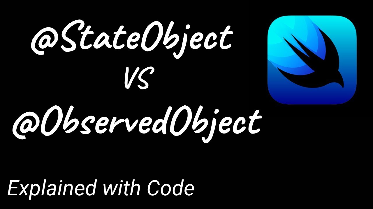 StateObject vs ObservedObject | SwiftUI