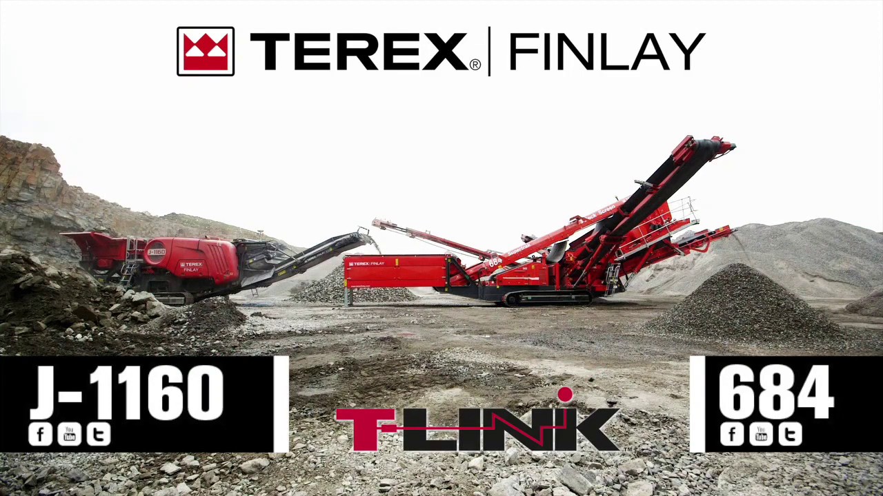 Terex Finlay J-1160 Jaw Crusher and 684 3-Deck Inclined Screener