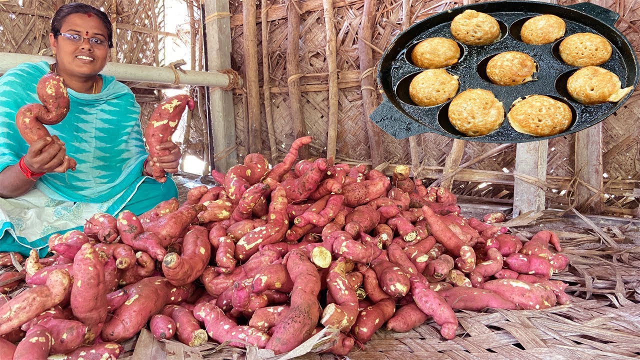 அடடா இவ்வளவு ருசியா..!! சர்க்கரைவள்ளி கிழங்கு பணியாரம் I Sakaravalli Kilangu Paniyaram Tamil