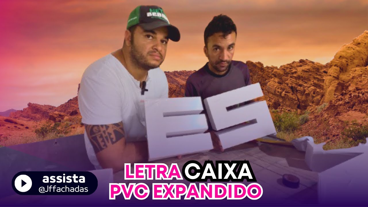 LETRA CAIXA DE PVC EXPANDIDO