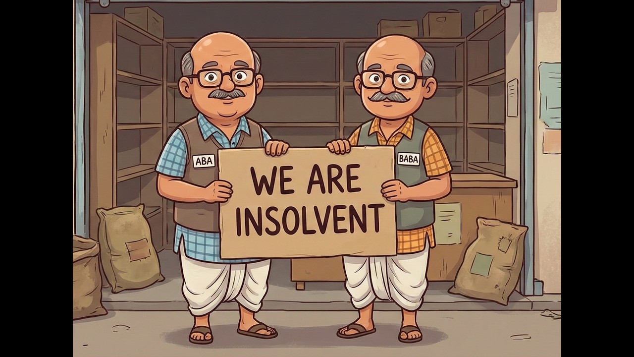 Dissolution of Partners - When all partners are insolvent #hsc #accounting #partnershipaccounting