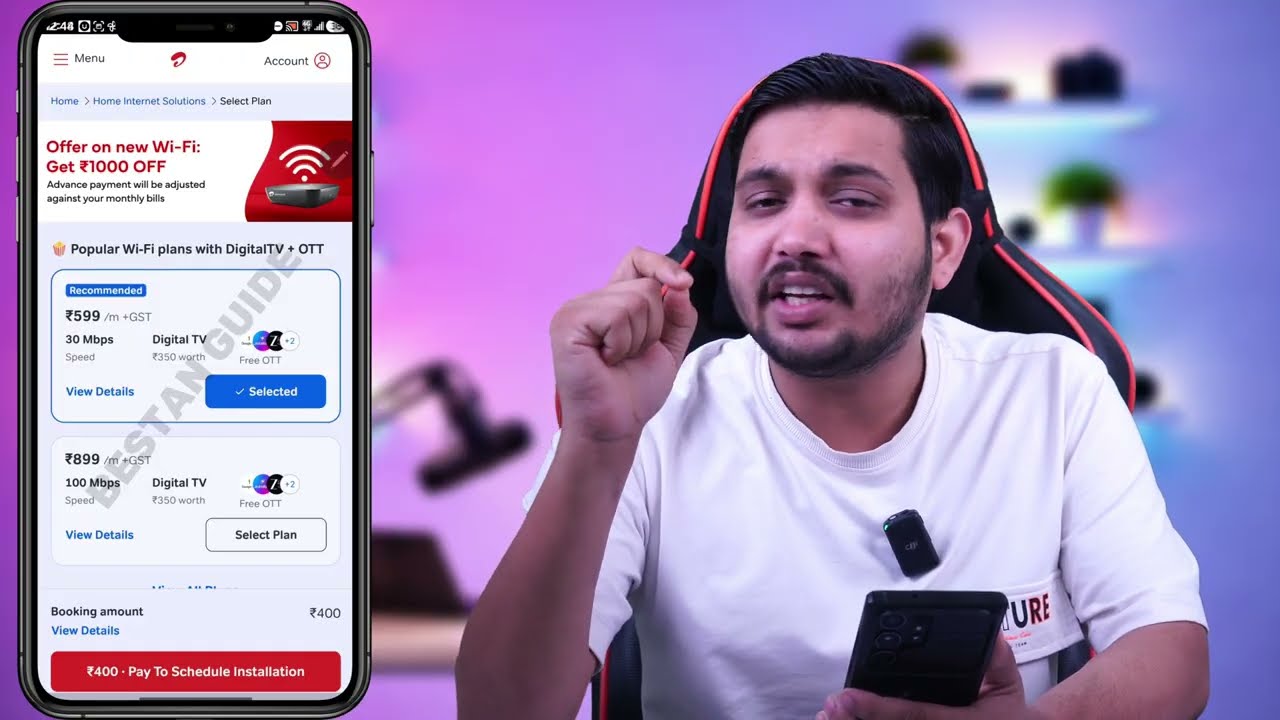 Airtel AirFiber Kaise Lagwaye | Airtel AirFiber Installation | Airtel Airfiber Plans, Review & Price
