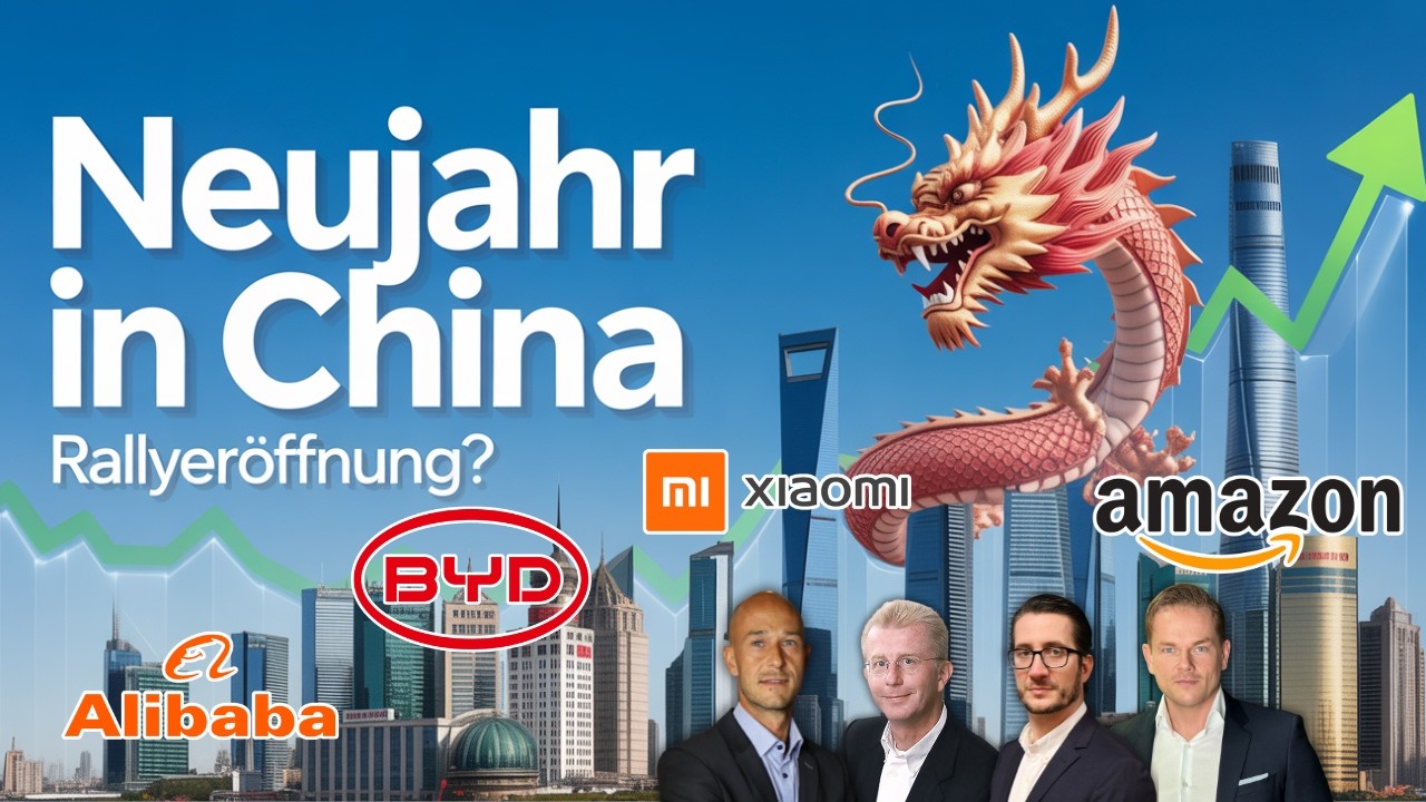 China-Rally vor Neujahr? BYD, Alibaba & Xiaomi im Fokus – Amazon nach dem Dip