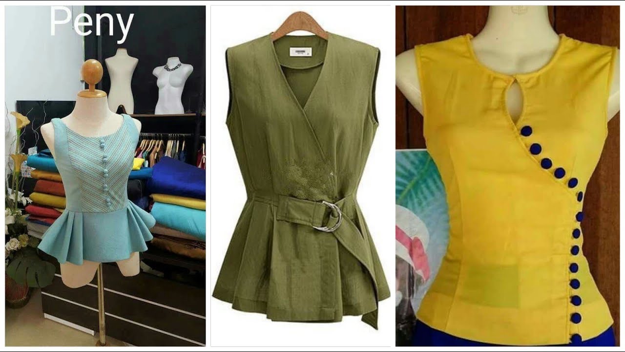 Latest Beautiful Styles Of Casual Tops & Blouse
