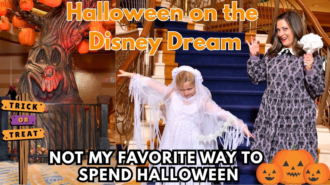Ночь Хэллоуина на Disney Dream. Хэллоуин в открытом море. #disneycruise #halloweenonthehighseas
